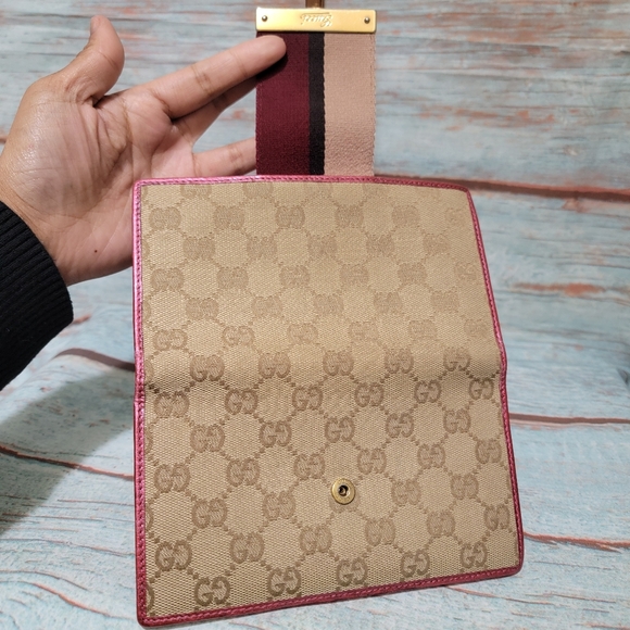Final Price✅️ Authentic RARE Gucci GG Leather Wallet - Picture 10 of 14